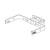 escalera exterma sólida de 3 metros para secciones 1 a 12 de torres super titan (incluye 3 herrajes sujetadores).