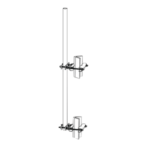 montaje c/mastil 4in x 6ft p/pierna d/torre st