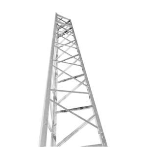 torre autosoportada titan t 300 de 19.5 metros (64 pies) con base.