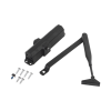 cierrapuertas fuerza 4/ para puertas de hasta 1100 mm de ancho/ color negro /certificación ul