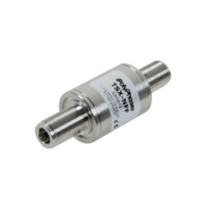 protector coaxial rf bidireccional de 698 2700 mhz de 750w de potencia con conectores n hembra (ambos lados)