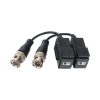 kit de transceptores (baluns) con terminal push superior, resolución 4k , cable flexible coaxial blindado / coaxitron / audio por coaxitron / menu osd /conector 100% cobre / protección tvs, calidad premium