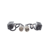 kit de transceptores (baluns) para exterior turbohd hasta 4k hd tvi / hd cvi / ahd / cvbs / coaxitron / audio por coaxitron / menu osd / conectores 100% cobre / con cable rf blindado. distancia de hasta 200 m en 4k. calidad premium