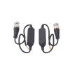 kit de transceptores (baluns) para exterior turbohd hasta 4k hd tvi / hd cvi / ahd / cvbs / coaxitron / audio por coaxitron / menu osd / conectores 100% cobre / con cable rf blindado. distancia de hasta 200 m en 4k. calidad premium