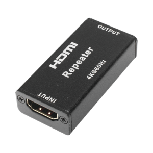 adaptador hdmi para amplificar o repetir la señal de los cables hdmi (booster) a una distancia de 40 metros / soporta resoluciones 4k x 2k.