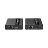kit extensor kvm (hdmi y usb) | 40m a 4k@30hz | 70m a 1080p@60hz | cat 6, 6a y 7 | cero latencia | hdr | salida loop | salida de audio de 3.5mm |