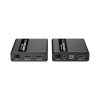 kit extensor kvm (hdmi y usb) | 40m a 4k@30hz | 70m a 1080p@60hz | cat 6, 6a y 7 | cero latencia | hdr | salida loop | salida de audio de 3.5mm |