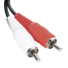 cable rca macho a macho de 1 metro de longitud, para aplicaciones de audio y video optimizado para hd
