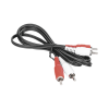 cable rca macho a macho de 1 metro de longitud, para aplicaciones de audio y video optimizado para hd