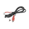 cable rca macho a macho de 1 metro de longitud, para aplicaciones de audio y video optimizado para hd