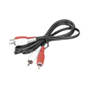 cable rca macho a macho de 1 metro de longitud, para aplicaciones de audio y video optimizado para hd