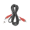 cable rca macho a macho de 2 metros de longitud / aplicaciones de audio y video optimizado para hd