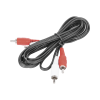 cable rca macho a macho de 2 metros de longitud / aplicaciones de audio y video optimizado para hd