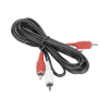 cable rca macho a macho de 2 metros de longitud / aplicaciones de audio y video optimizado para hd