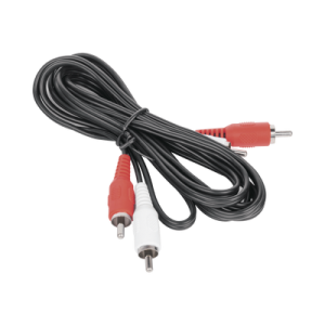cable rca macho a macho de 2 metros de longitud / aplicaciones de audio y video optimizado para hd