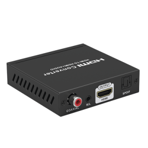 extractor de audio de hdmi a hdmi + audio / salida de audio digital o análoga / spdif / toslink / auxiliar 3.5mm (estéreo) / salida hdmi solo video / soporta arc / hdr / hdcp / separa el audio del contenido hdmi .
