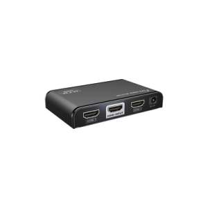 divisor (splitter) hdmi 4k de 1 entrada a 2 salidas / soporta 4k×2k / hdmi 2.0 / hdcp 2.2 / hdmi 3d / longitud del cable de entrada ≤30m, salida ≤25m / divide 1 entrada de video hdmi a 2 salidas de video hdmi (simultaneas).