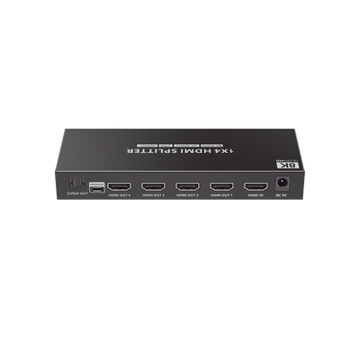 splitter hdmi 1x4 | velocidad de trasmisión 48 gbps| resolución 8k | salida de audio| hdcp 2.3 splitter hdmi 1x4 | velocidad de trasmisión 48 gbps| resolución 8k | salida de audio| hdcp 2.3