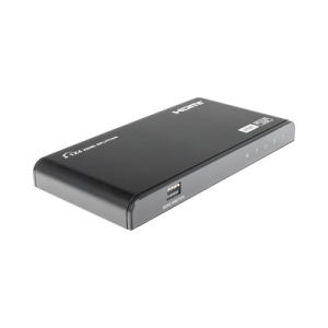 divisor (splitter) hdmi 4k de 1 entrada a 4 salidas (simultaneas) / soporta 4k×2k / ajuste de resoluciones edid / hdr / hdmi 2.0 / hdcp 2.2 / permite mezclar pantallas en 4k y 1080p