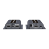 kit extensor hdmi para distancias de 50 metros / soporta resoluciones 720 y 1080p @ 60 hz / cat 6, 6a y 7 / salida loop en el tx para visualización local / configuración edid / soporta control remoto del equipo fuente / alimente solo el tx
