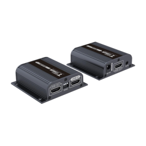 kit extensor hdmi para distancias de 50 metros / soporta resoluciones 720 y 1080p @ 60 hz / cat 6, 6a y 7 / salida loop en el tx para visualización local / configuración edid / soporta control remoto del equipo fuente / alimente solo el tx