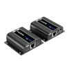 kit extensor hdmi | hasta 70m 1080p | 40m 4k@30hz | compatible con hdcp | cable cat 6 recomendado | soporta múltiples resoluciones | soporta poc | salida loop