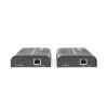 kit extensor kvm (hdmi y usb) hasta 120 metros / resolución 1080p @ 60 hz/ soporta cables de red stp y utp cat5/5e/6 / hdmi 1.3 / hdcp 1.2 / pcm / transmite el video, mouse, teclado y controla tu dvr vía usb a distancia