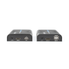 kit extensor kvm (hdmi y usb) hasta 120 metros / resolución 1080p @ 60 hz/ soporta cables de red stp y utp cat5/5e/6 / hdmi 1.3 / hdcp 1.2 / pcm / transmite el video, mouse, teclado y controla tu dvr vía usb a distancia