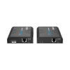 kit extensor kvm (hdmi y usb) hasta 120 metros / resolución 1080p @ 60 hz / soporta stp y utp cat6 / soporta switch gigabit para control kvm múltiple / soporta hasta 253 receptores / transmite el video y controla tu dvr vía usb