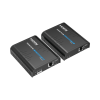 kit extensor kvm (hdmi y usb) hasta 120 metros / resolución 1080p @ 60 hz / soporta stp y utp cat6 / soporta switch gigabit para control kvm múltiple / soporta hasta 253 receptores / transmite el video y controla tu dvr vía usb