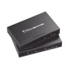 kit extensor matricial hdmi para distancias de 120 metros / resolución 1080p @ 60hz / cat6 / soporta 100 tx de entrada e ilimitados rx en la salida / control por pc, control remoto y botón / compatible con switch igmp.