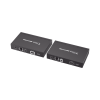 kit extensor matricial hdmi para distancias de 120 metros / resolución 1080p @ 60hz / cat6 / soporta 100 tx de entrada e ilimitados rx en la salida / control por pc, control remoto y botón / compatible con switch igmp.