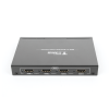 matricial de video hdmi 4x1 (divisor) / 4 entradas a 1 salida hdmi / 1080p @ 60hz / diferentes modos de display / pantalla completa, modo dual, modo quad / conmutación por botón o control remoto / botón de control de audio.