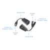 kit de transceptores activos turbo hd. convierte 36/24 vcc a 12 vcc regulados, a través de cable utp cat5e / 6. transmision de 200 m (revisar tabla de resoluciones )