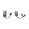kit de transceptores activos turbo hd. convierte 36/24 vcc a 12 vcc regulados, a través de cable utp cat5e / 6. transmision de 200 m (revisar tabla de resoluciones )