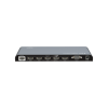 switch conmutador hdmi de 5 entradas a 1 salida / 4k @ 60hz / hdmi 2.0 / hdcp 2.0 / hdmi 3d / soporta audio estándar, dsd (direct stream digital) y hd (hbr) / diferentes modos de conmutación, manual, control remoto y rs232.