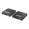 kit extensor hdmi para distancias de 120 metros | soporta resolución 4k @60hz | cat 6, 6a y 7 | salida loop en el tx para visualización local | soporta control remoto del equi