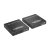 kit extensor hdmi para distancias de 120 metros | soporta resolución 4k @60hz | cat 6, 6a y 7 | salida loop en el tx para visualización local | soporta control remoto del equi