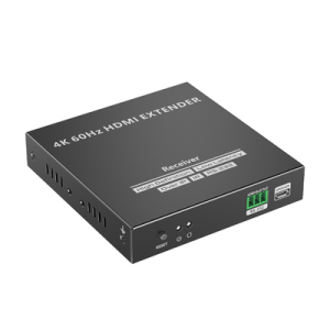 receptor compatible para kit tt582 | 4k @60hz | cat 6, 6a y 7 | hasta 120 metros |