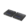 kit extensor hdmi 4k@60hz sobre ip gigabit / ipcolor / 100m en conexión uno a uno / salida loop / ir bi direccional / rs232 / arc / cero latencia / soporta conexión uno a muchos/switch en cascada