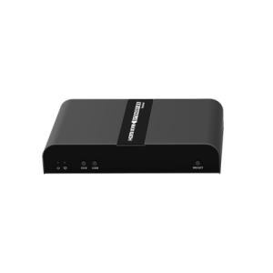receptor compatible para kits tt671kvm / resolución 4k@30hz / cat 6/6a/7 / distancia de 100 m / ipcolor / cero latencia / control ir / compatible con switch gigabit para control kvm múltiple.