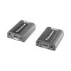 kit extensor hdmi para distancias de 30 metros / resolución 4k x 2k@ 30 hz/ cat 6, 6a y 7 / hdcp2.2 / hdmi 2.0 / soporta pcm, hdbitt / soporta control remoto del equipo fuente.