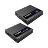 kit extensor hdmi hasta 700 metros con conexión en cascada / 4k @ 60 hz/ 70 metros ptp con cat 6, 6a y 7 / ipcolor / cero latencia / sin comprimir / salida loop / ir bidireccional / puerto s/pdif / soporta arc / soporta 10 tt 676 rx.