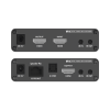 kit extensor hdmi hasta 700 metros con conexión en cascada / 4k @ 60 hz/ 70 metros ptp con cat 6, 6a y 7 / ipcolor / cero latencia / sin comprimir / salida loop / ir bidireccional / puerto s/pdif / soporta arc / soporta 10 tt 676 rx.