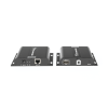 kit extensor hdmi para distancias de 120 metros / resolución 4k @ 30hz / cat 5e/6 / soporta conexión uno a uno y uno a muchos / hasta 253 rx / hdbitt / soporta control remoto del equipo fuente.