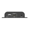 kit extensor para distancias de hasta 200 metros | resolución 4k @60hz | cat 6 | conexión uno a uno y uno a muchos hasta 120 mts | compatible con switch gigabit | control ir