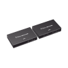 kit extensor matricial hdmi para distancias de 120 metros / resolución 4k @ 30hz / cat6 / soporta 100 tx de entrada e ilimitados rx en la salida / control por pc, control remoto y botón / compatible con switch igmp.
