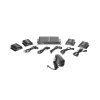 kit divisor y extensor hdmi (extender splitter) / divide 1 fuente hdmi a 4 pantallas / extiende la señal hdmi hasta 40 m / resolución 1080p @ 60 hz / cat 6/6a/7 / cero latencia / salida loop en el tx / ir / alimente solo el tx (poc).