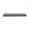 matricial y extensor de video hdmi 4 x 4 / 4 entradas hdmi / 4 salidas hdmi loop / 4 salidas rj45 para extender la señal 40 metros por salida / 1080 @ 60hz / conmutación por rs232, control remoto o ethernet.