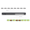 matricial de video hdmi 8 x 8 / 8 entradas y 8 salidas en hdmi / 4k @ 30hz / 10.2 gbps / hdmi 1.4 / hdcp 1.4 / 3d / conmutación por botón, rs232 o control remoto / ideal para centros de monitoreo, comparacion y analisis.